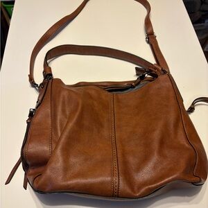 Brown Leather Boho Bag